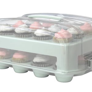 Cupcake Carrier in Green