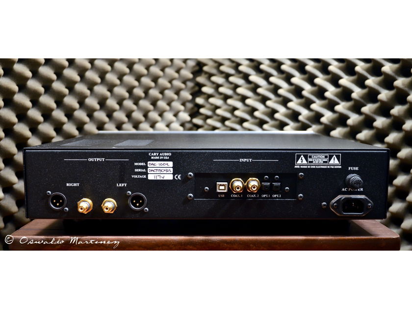 Cary Audio DAC-100t (Tube) 24bit/192k USB DAC (Silver)