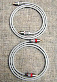 Red Rose Music Silver One Cable (pair) 3 feet
