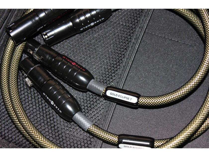Wireworld Gold Eclipse 7 0.5m XLR interconnect cable pair