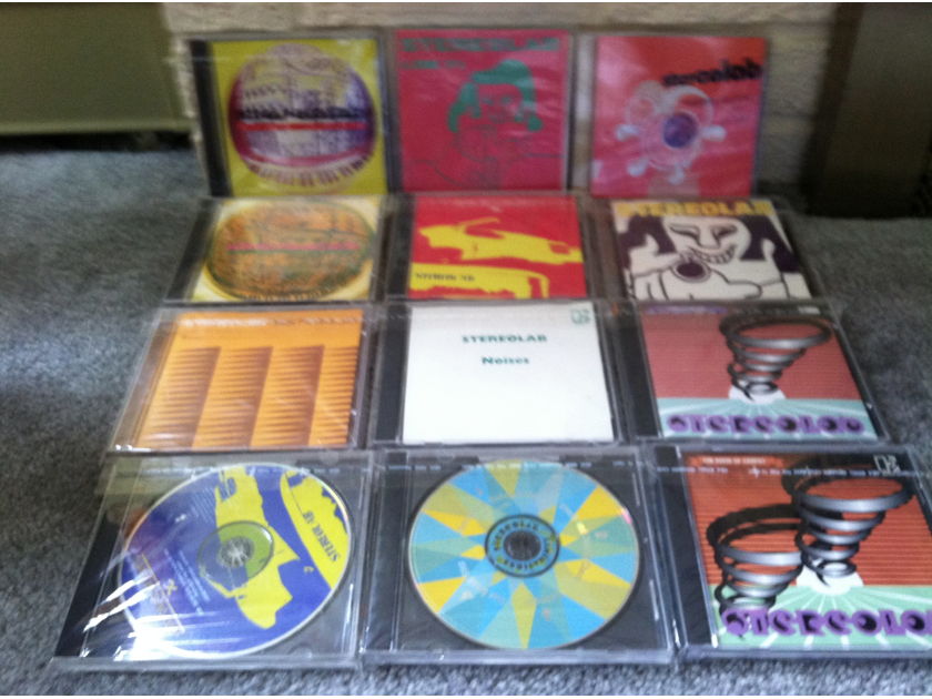 Stereolab - Lot of 45 CDs and One DVD free shipping and Free Paypal