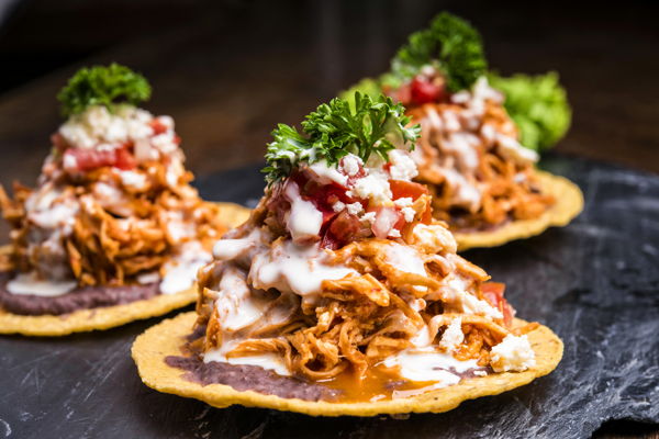 Photo of RESTAURANT Chicken Tinga Tostadas (HEAT AND SERVE)