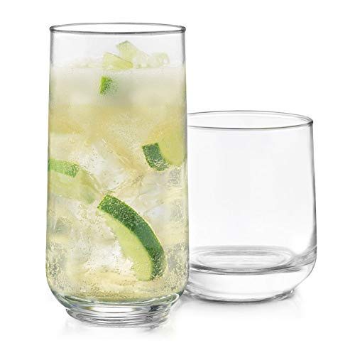 Duralex Picardie Clear Tumbler vs Libbey Ascent 16Piece Tumbler and
