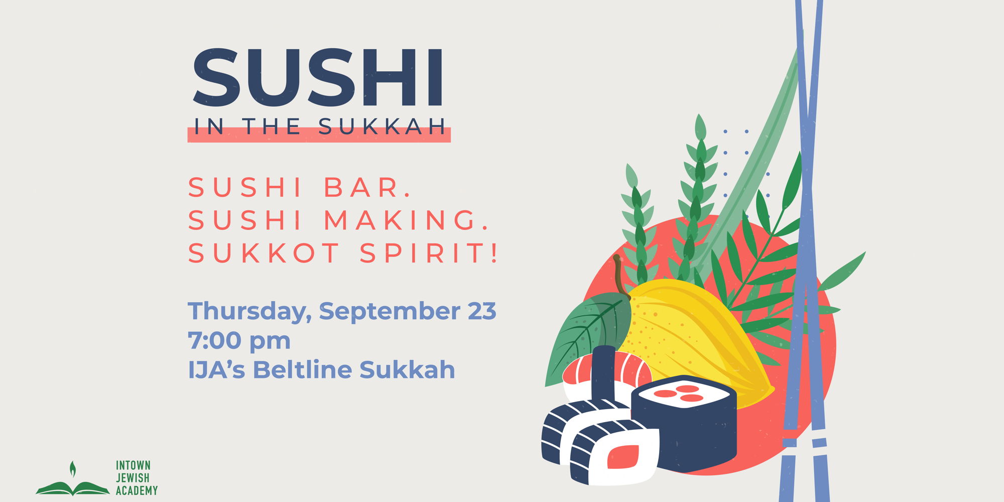 Sushi in the Sukkah promotional image