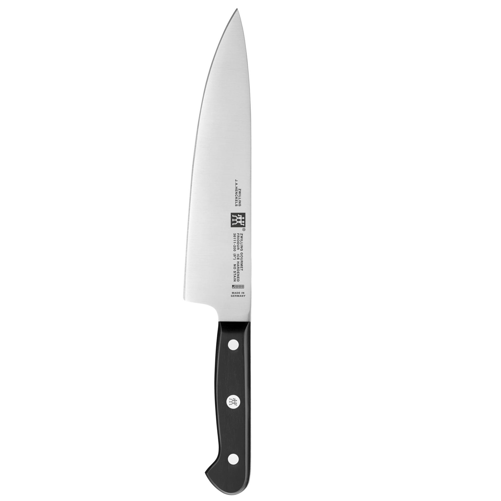 Mercer Millennia Chef's Knives vs Zwilling J.A Henckels Gourmet Chef's Knife Slant