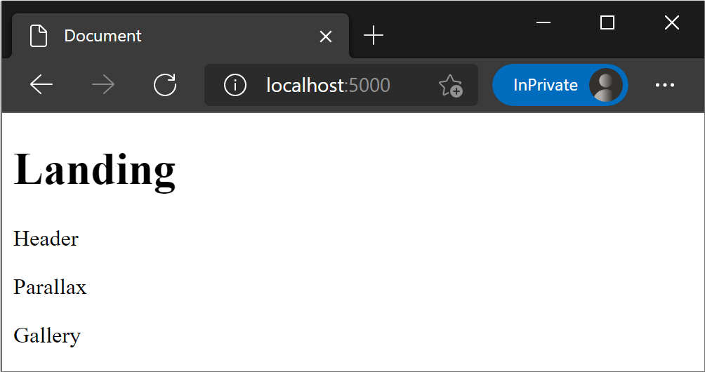 Browser screenshot with properly working React app that was loaded lazily Browser screenshot with properly working React app that was loaded lazily