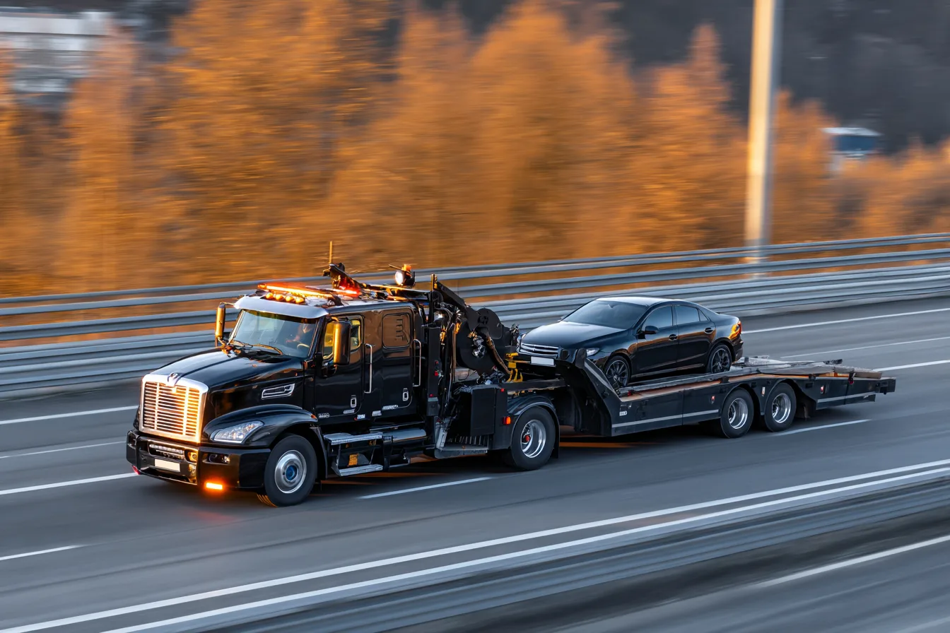 Passenger car towing