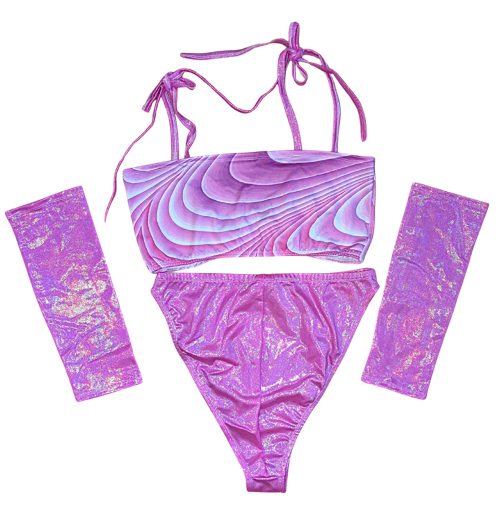 1:11 The Label Pink Rave Set - Large