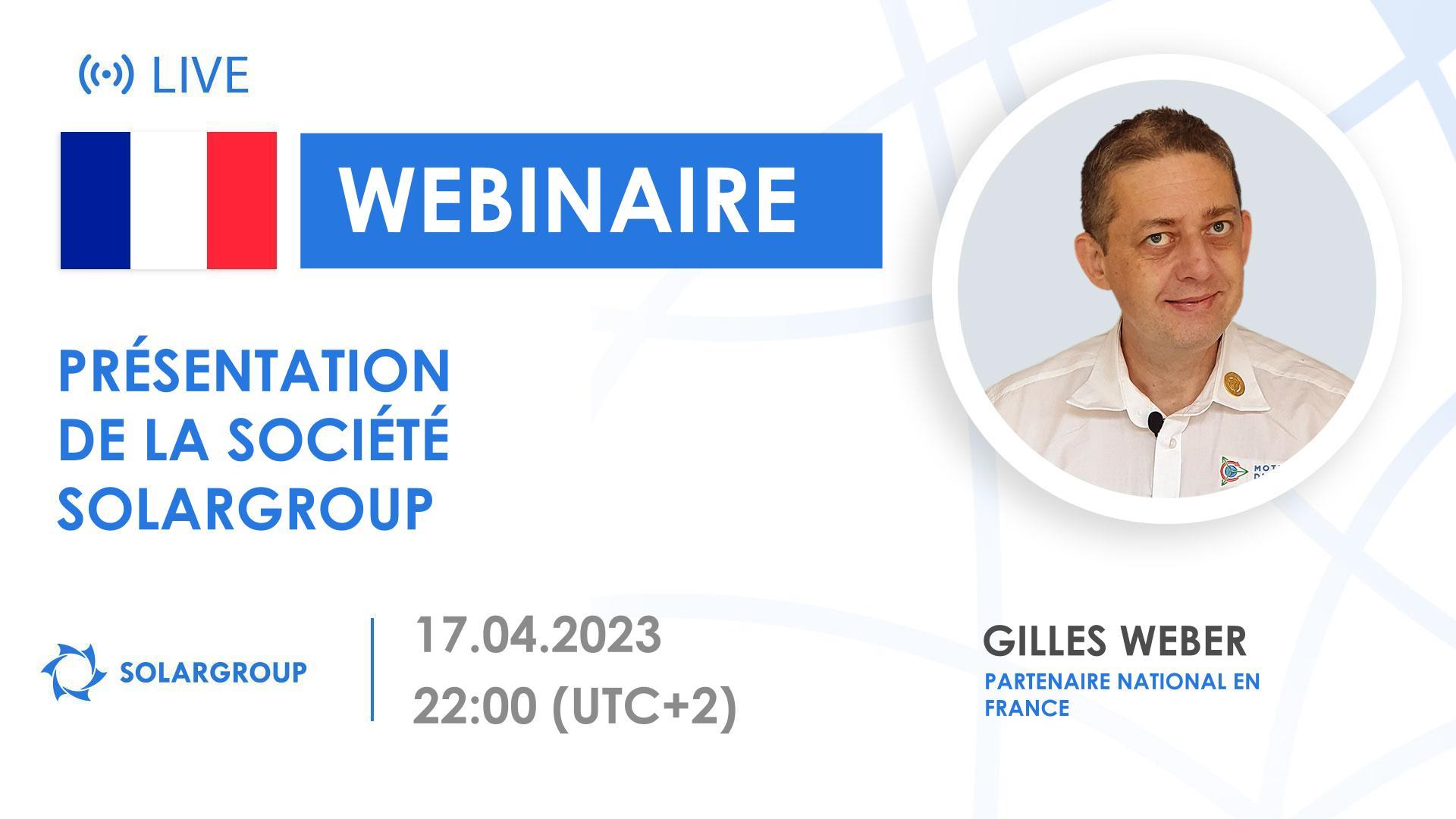 France. Présentation de la société financière internationale SOLARGROUP