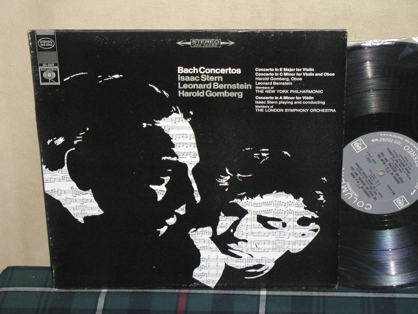 Stern/Bernstein/NYPO - Bach Concertos Columbia 360  labels from 60's