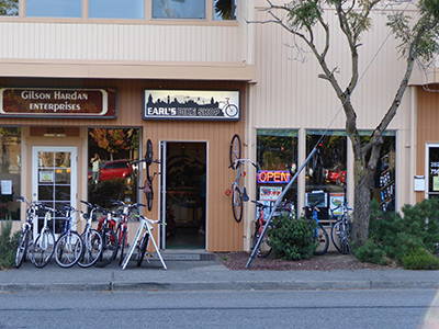 Earl's Bike Shop storefront