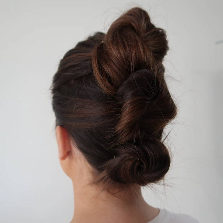 twisted hair updo