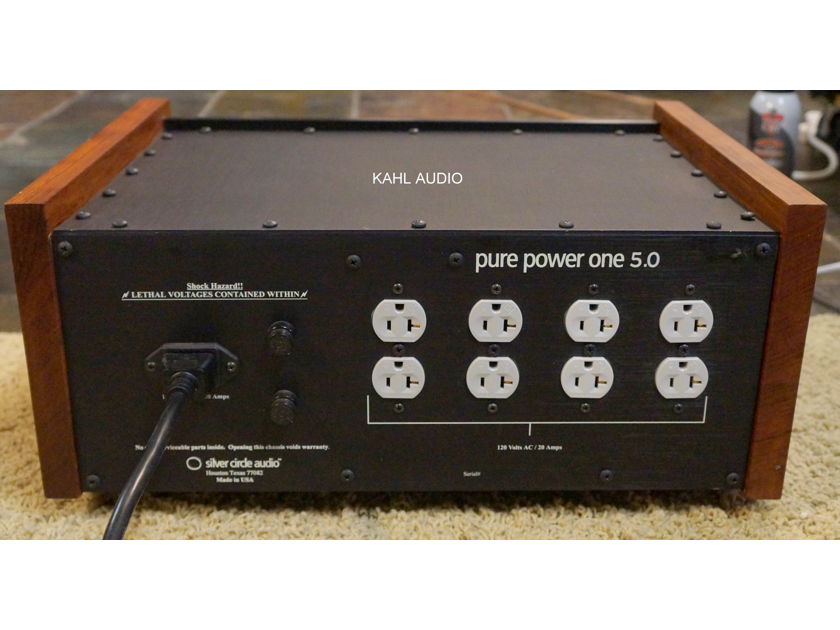 Silver Circle Audio Pure Power One 5.0 Massive power conditioner! $5,000 MSRP.