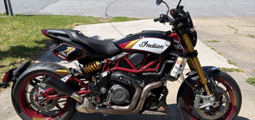 2024 INDIAN FTR X RSD SUPER HOOLIGAN motorcycle for rent near Portsmouth, VA