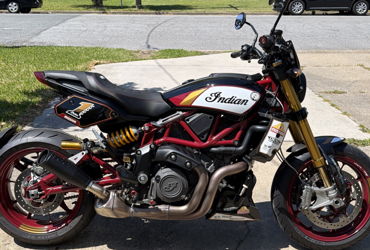2024 INDIAN FTR X RSD SUPER HOOLIGAN motorcycle for rent near Portsmouth, VA