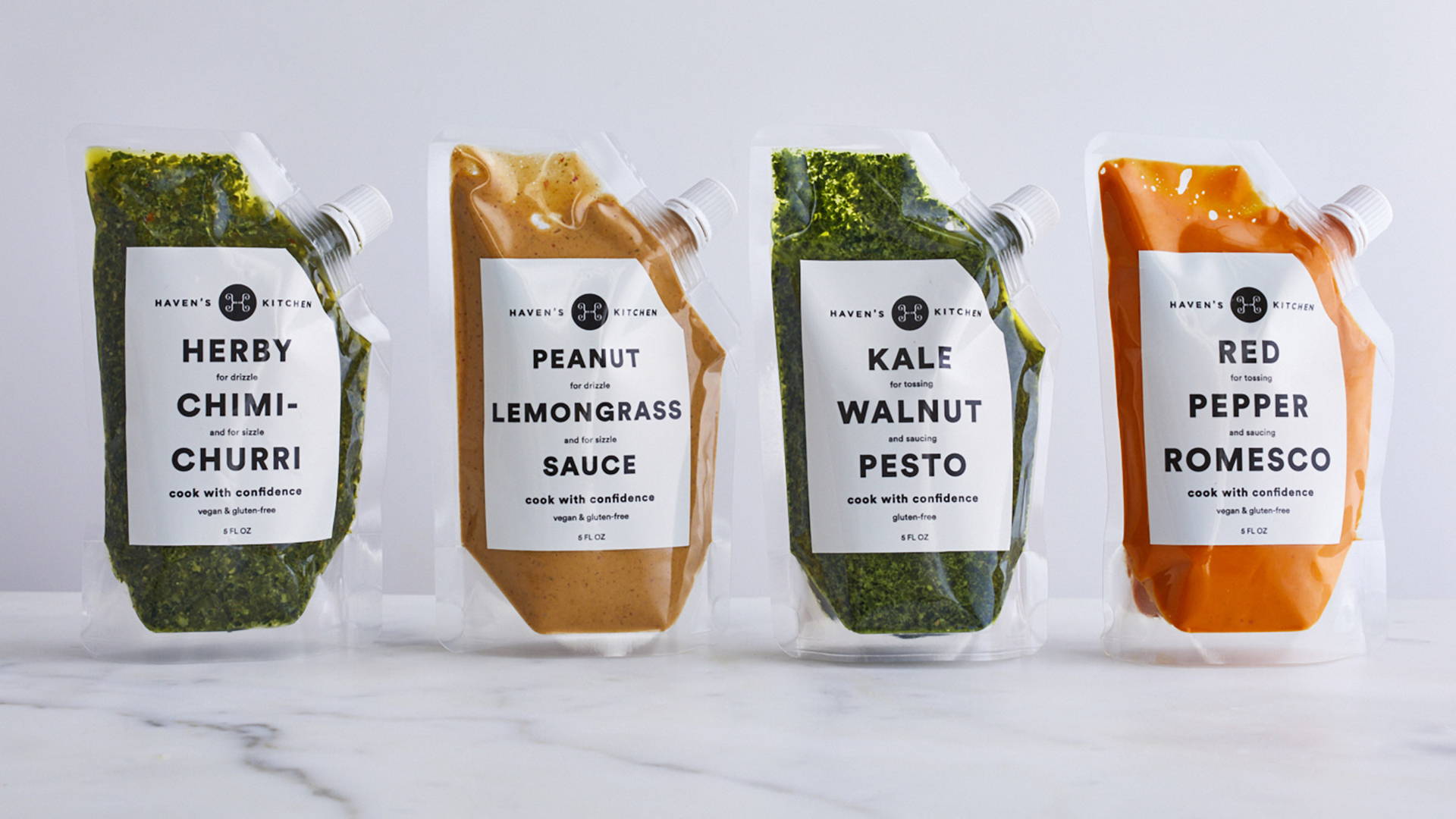 Functional Yet Futuristic Packaging Makes Haven's Kitchen Sauces Look Like  Gourmet Space Food