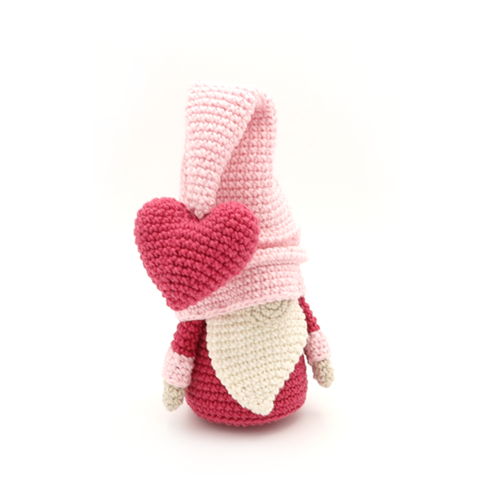 Valentine Gnome, Crochet Pattern, Amigurumi