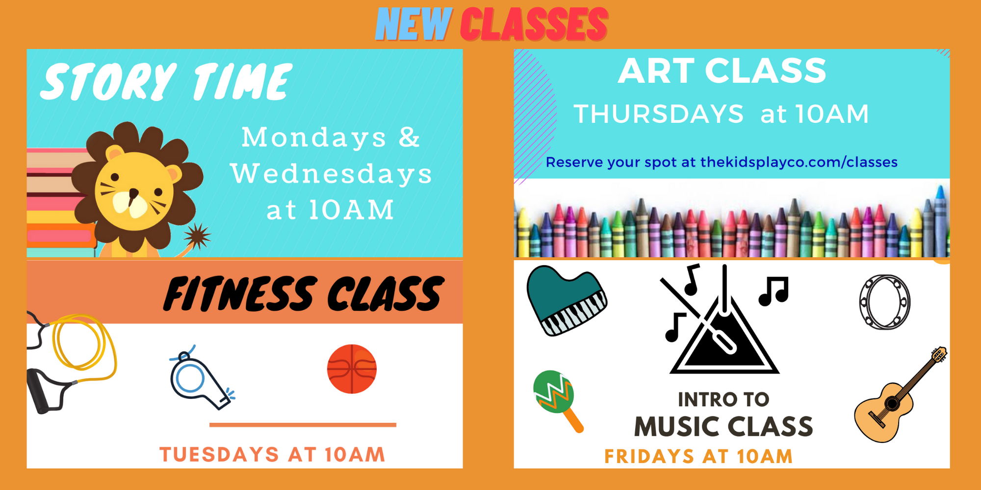 Weekly Classes promotional image