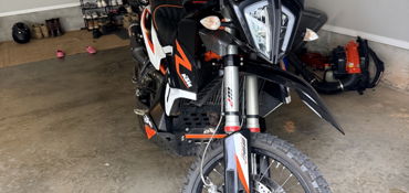 2022 KTM 890 ADVENTURE R motorcycle for rent near Young Harris, GA
