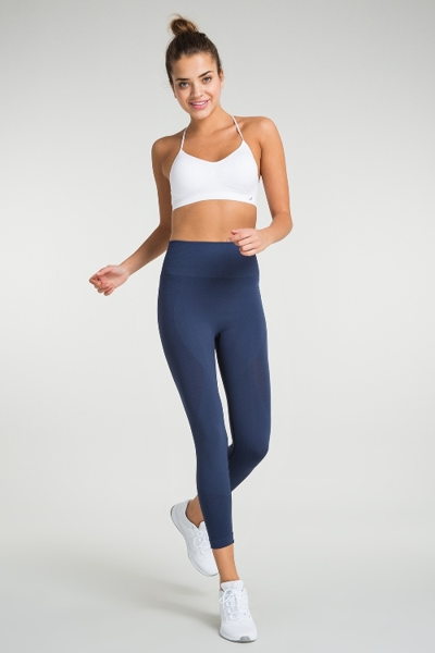 Jerf Womens Gela Navy Blue Seamless Active leggings - Image 4