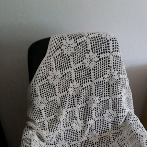 Granny square vintage bedsprei "La nostalgie"