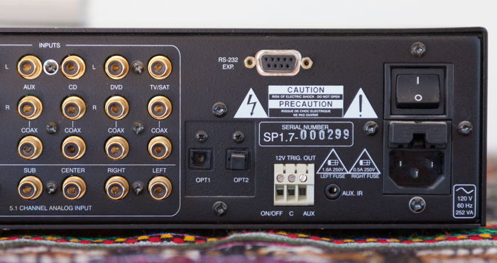 Bryston SP-1.7  w/Remote & XLR Cables