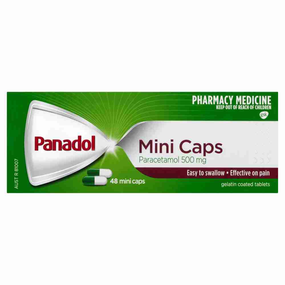 Panadol Mini Caps For Pain Relief, Paracetamol - 500 Mg 48 Mini Caps - Image 2