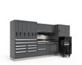 Rousseau Technician Workcenters Grey with Drawers