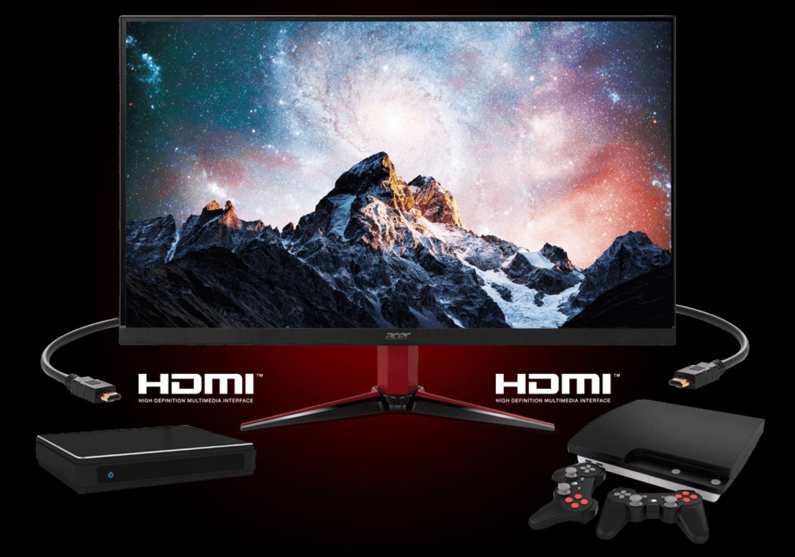 HDMI2.0端子2ポート搭載