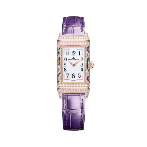 Reverso One Precious Flowers Pink Gold
