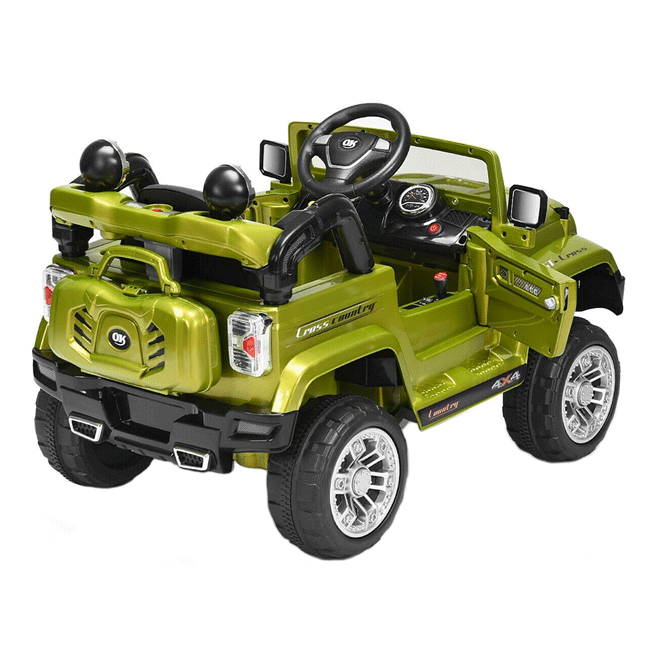 12V Kids Electric Battery-Powered Ride On Truck W/Parental Remote Control