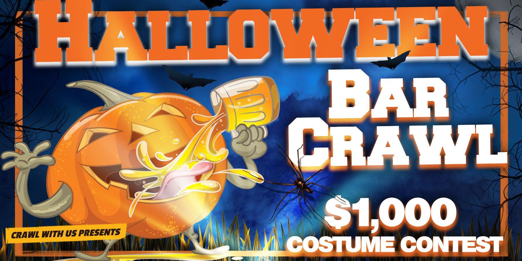The 4th Annual Halloween Bar Crawl - Madison promotional image