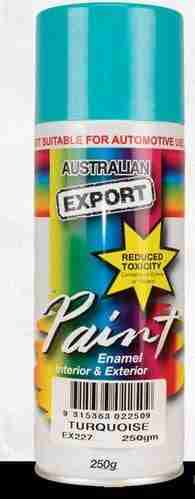 Aussie Export Spray Paint Turquoise Export 250Gm