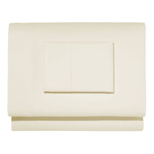 King size 280-Thread-Count Pima Cotton Percale Sheet Set, Cream