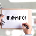 Medical clip board with the word inflammation.