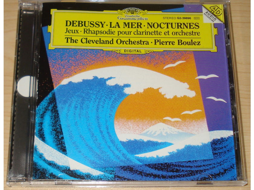 Debussy La Mer Nocturnes - The Cleveland Orchestra Pierre Boulez DG CD