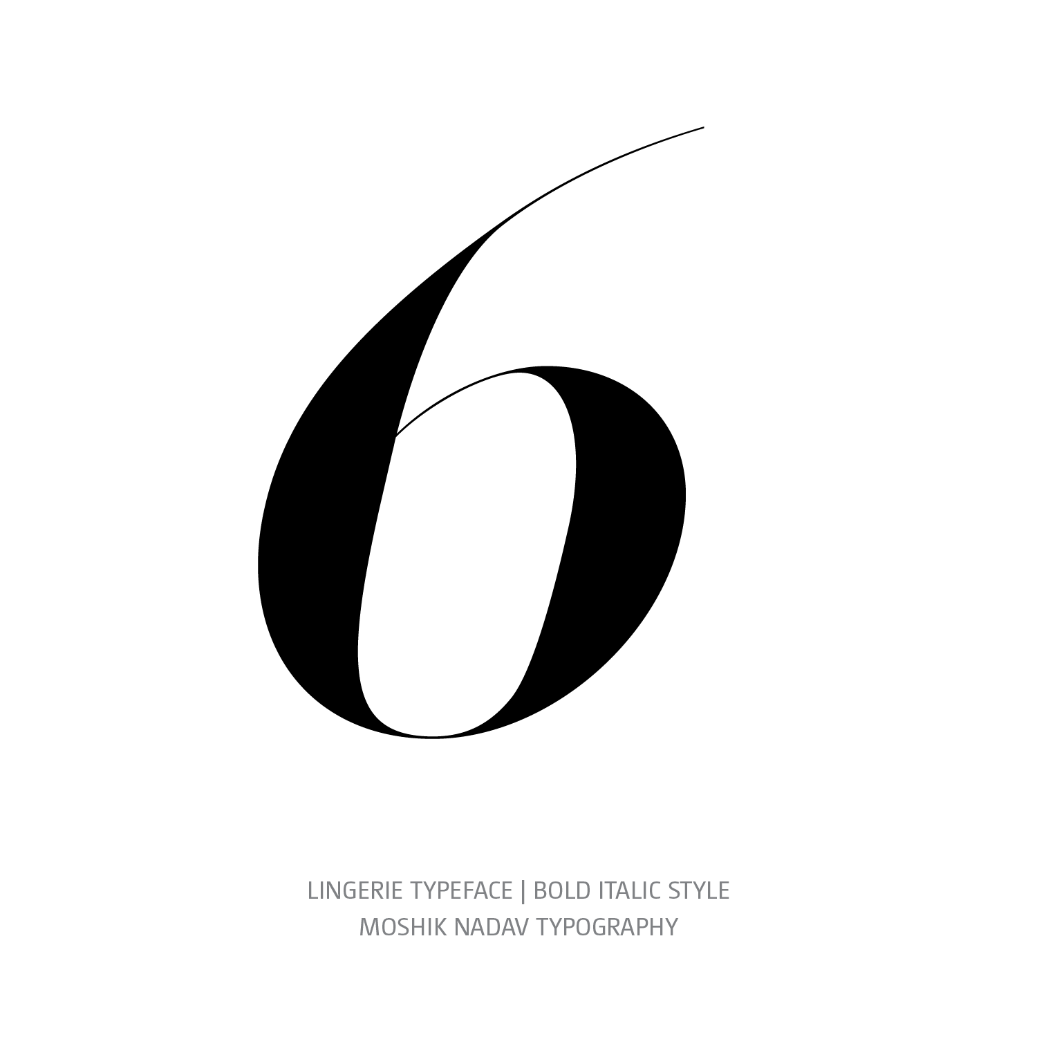 Lingerie Typeface Bold Italic 6