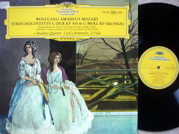DGG / Mozart String Qunitets KV.515 & 406, - AMADEUS QU...