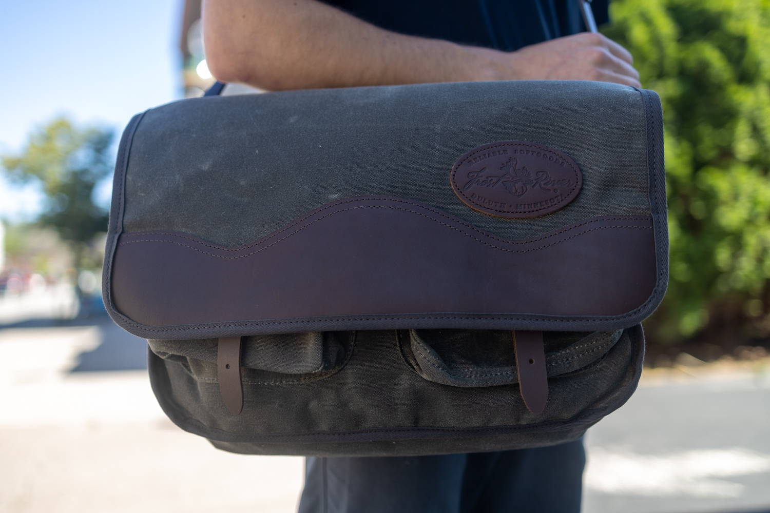 Big Manitou Shoulder Bag Frost River Made in USA