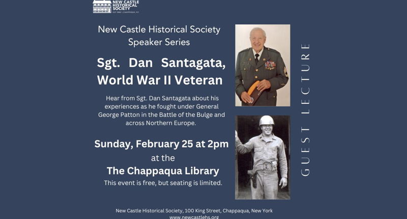 Sgt. Dominic Santagata shares his experience in serving with Gen. George S. Patton in the Battle of the Bulge