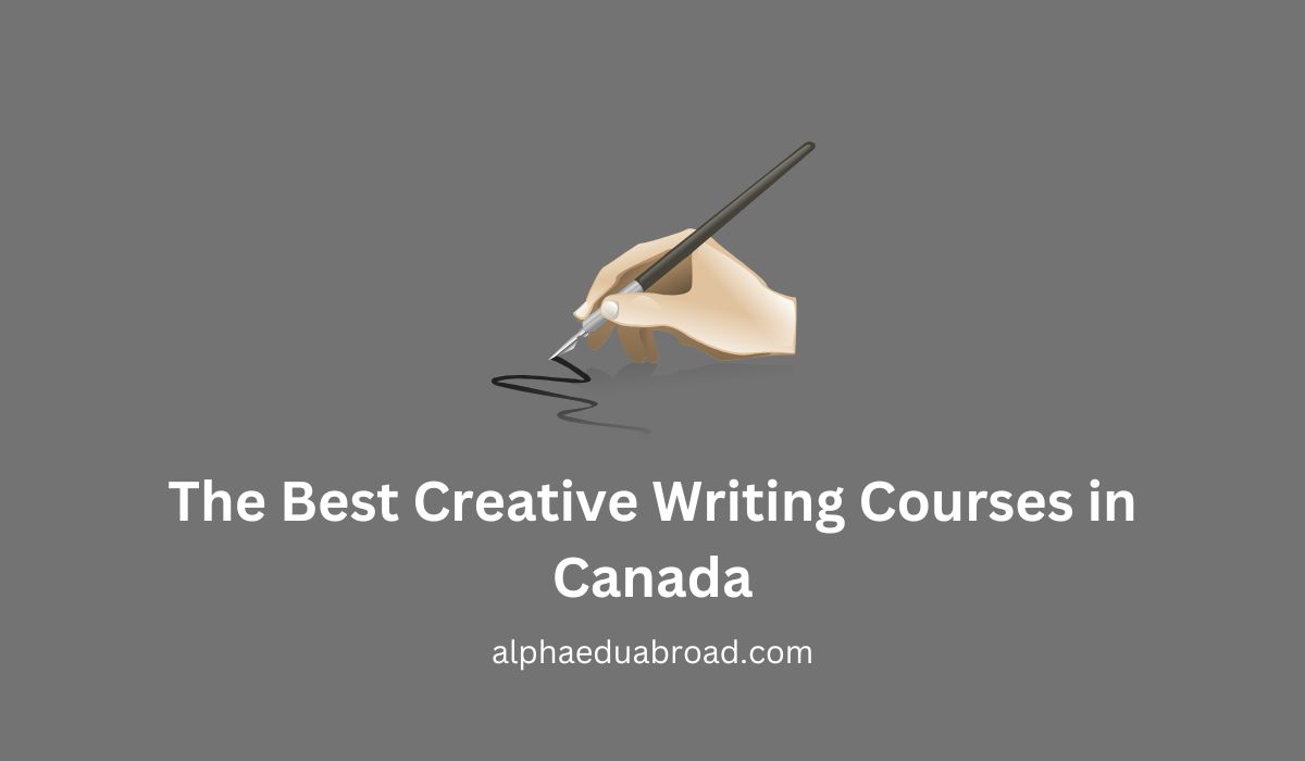 best creative writing courses in canada