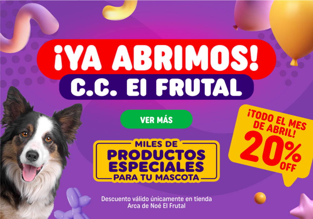 Nueva Tienda C.C. El Frutal - 20 OFF en abril