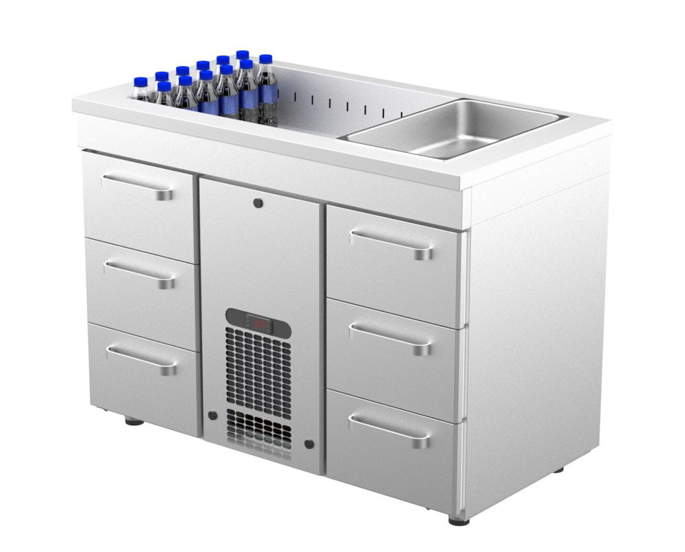 Coolpart BMB-1206 Kylbänk med hel brunn