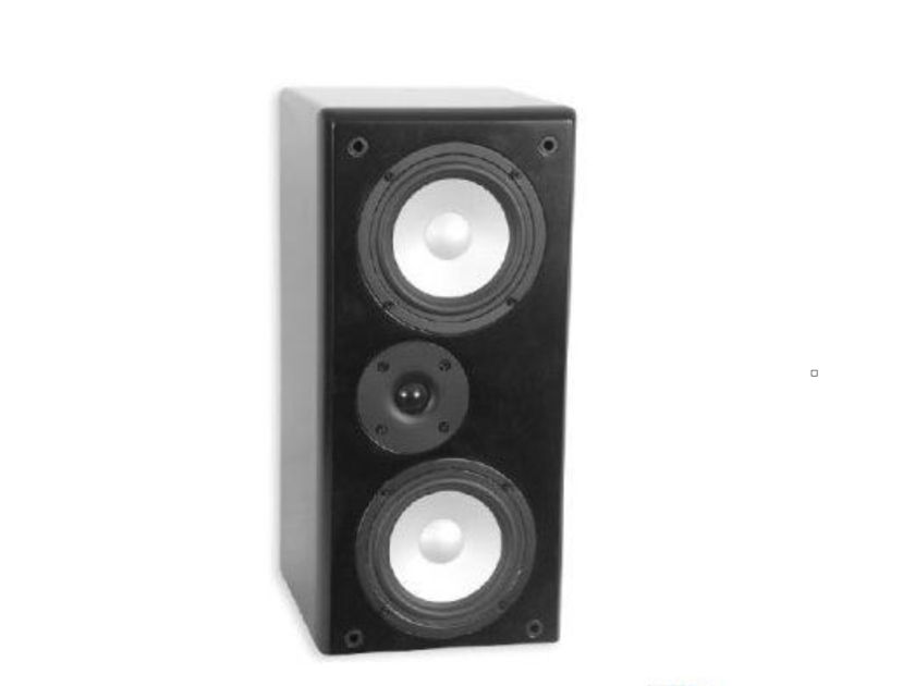 TruAudio CT-66A LCR Bookshelf Speakers Black Pair CT66A (New Old Stock) (12916)
