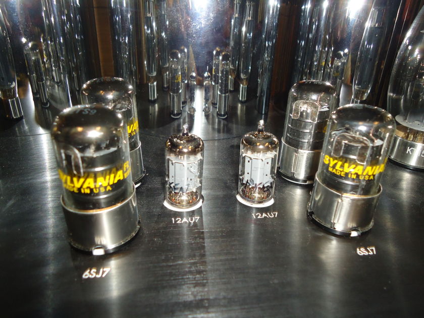 AYON UDIO AMPS = UPGRADE TO SYLVANIA 6SJ7GT NEW OLD STOCK TUBES
