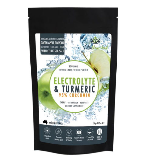 Electrolyte Powder & 95% Pure Organic Curcumin from Turmeric