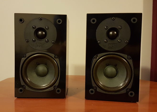 NHT SuperZero Speakers. Gloss Black.