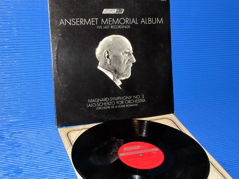 ANSERMET MEMORIAL ALBUM  - "Magnard Symphony 3 / Lalo Scherzo" -  London1969 early Pressing