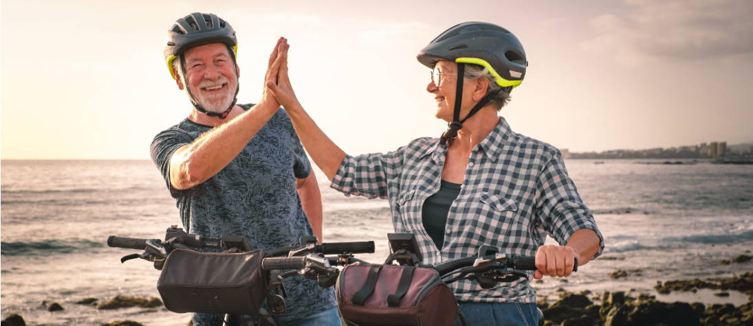 Couple Riding Perfect Electric Bike