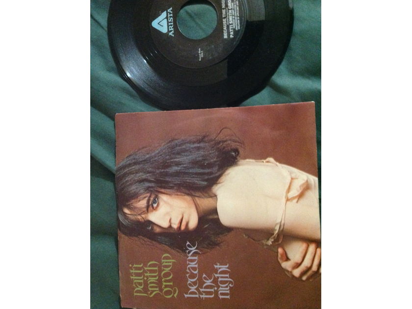 Patti Smith Group - Because The Night 45 With Sleeve